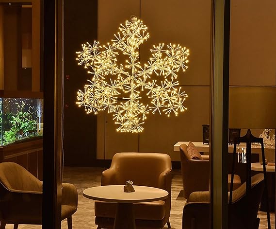 Warm White Snowflake Light - 24IN and 36IN Options Available image 2