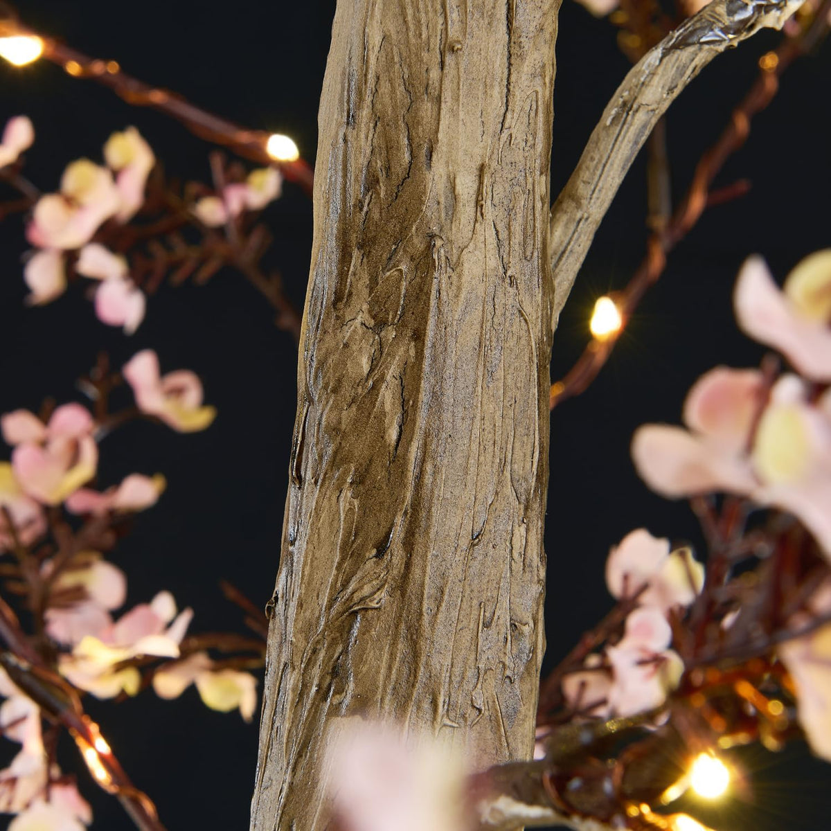 LIGHTSHARE 6FT Lighted Cherry Blossom Tree with 171 LED Warm White Lights, Artificial Sakura Tree with Dimmable Timer Transformer, Indoor Outdoor Decorative Tree with Ground Stakes image 8