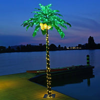 Lighted Tropical Palm Tree Decor - Perfect Christmas Nativity Scene and Summer Gift Idea