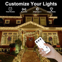 330ft 1000LED Christmas Lights with Reel, 8 Modes & Timer Remote, Green Wire