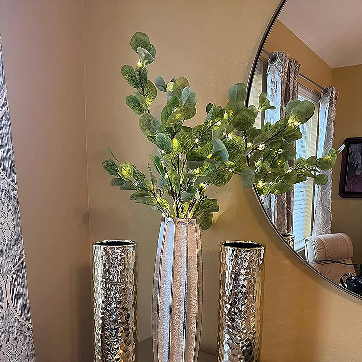 30IN Lighted Eucalyptus Twigs image 5