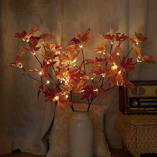 32IN Lighted Maple Branches image 4