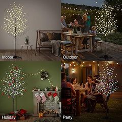 Lighted Cherry Blossom Tree - 5ft and 6.5ft Warm White and RGB Options image 3