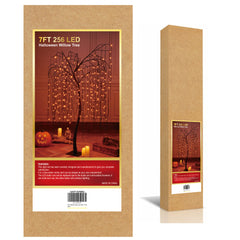 7-Foot Spooky Halloween Willow Tree with Spiders image 8