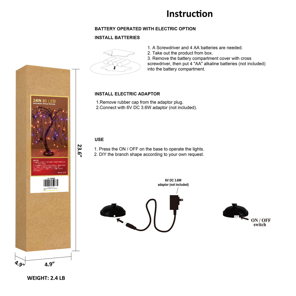 Halloween Willow Tree Spooky Bonsai image 7