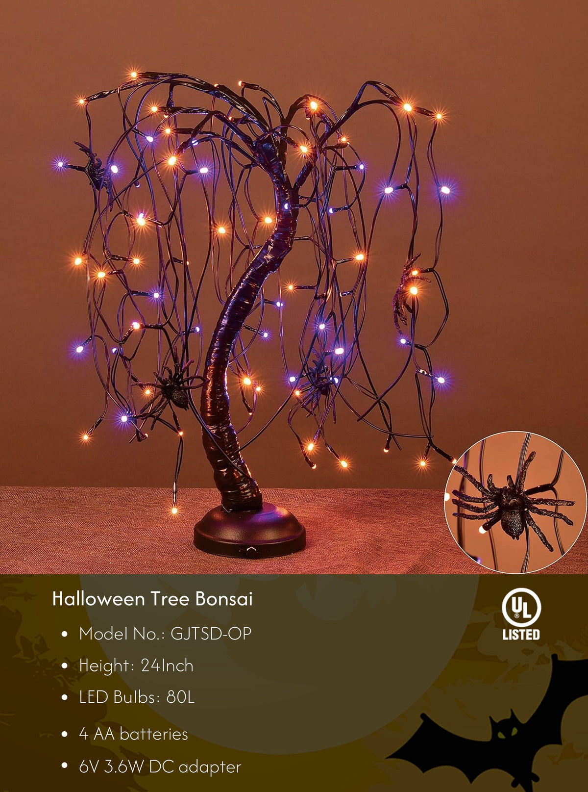 Halloween Willow Tree Spooky Bonsai image 1