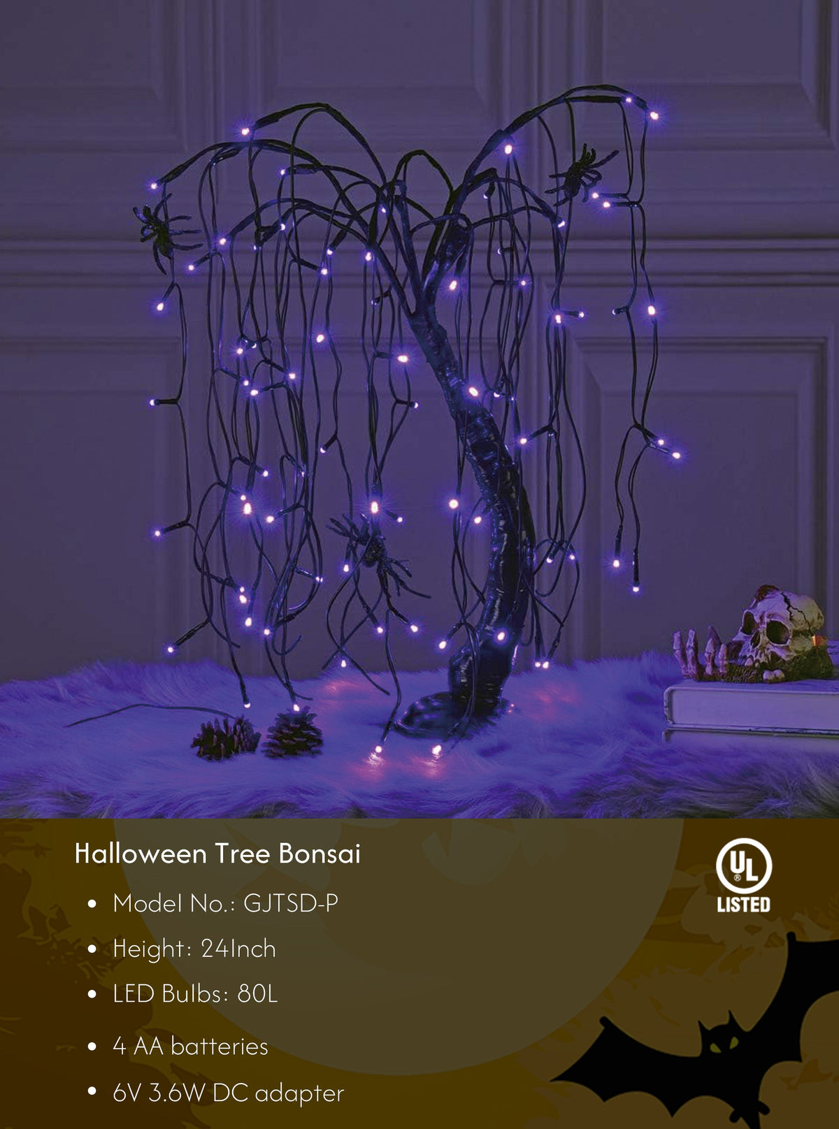 Halloween Willow Tree Spooky Bonsai image 8