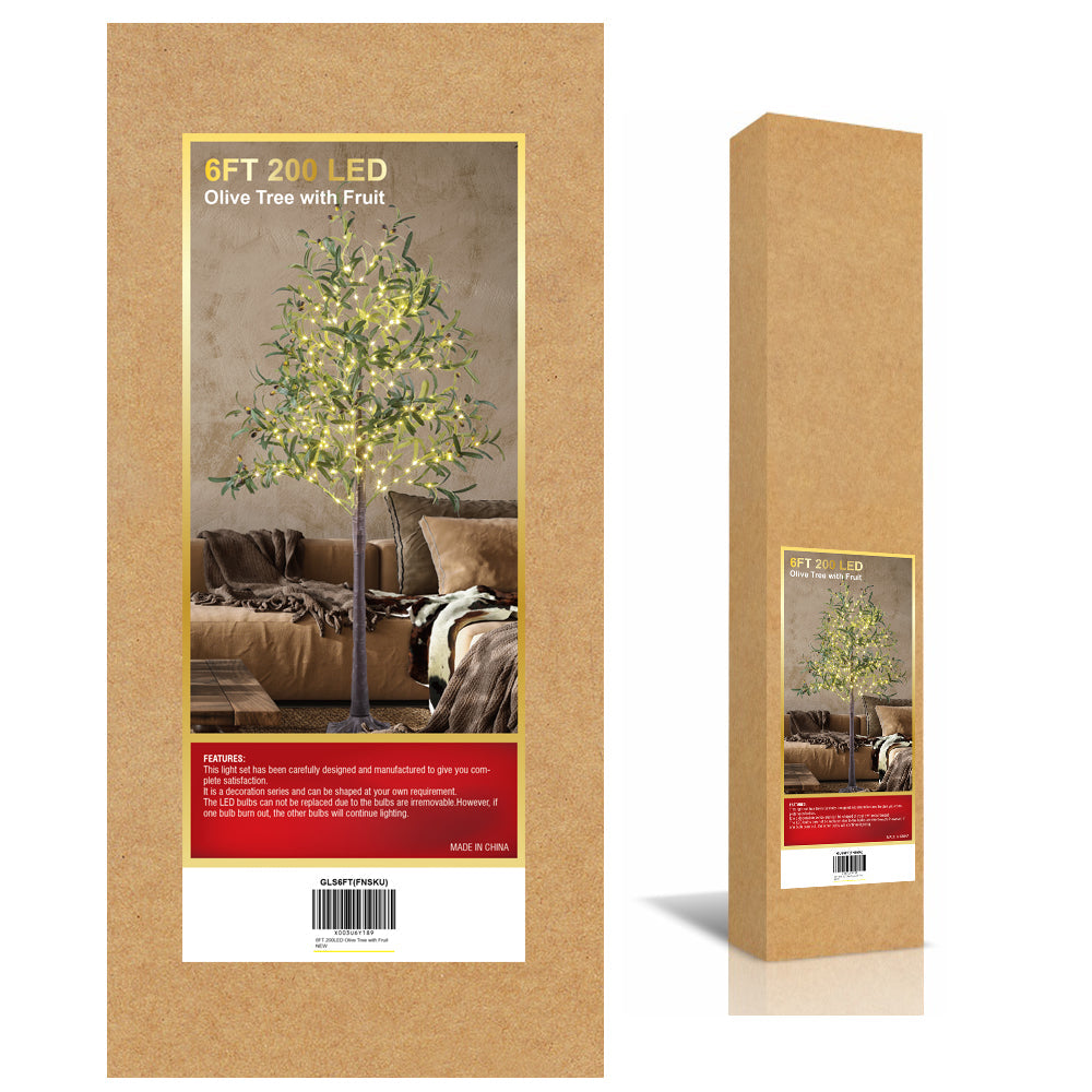 Olive Tree Lights with Fruit image 3