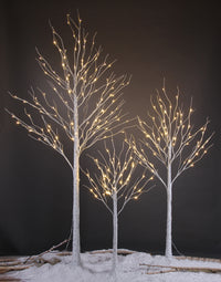 Birch Tree Lights Set for Christmas Decor, Weddings, and Gifts - Indoor & Outdoor Use