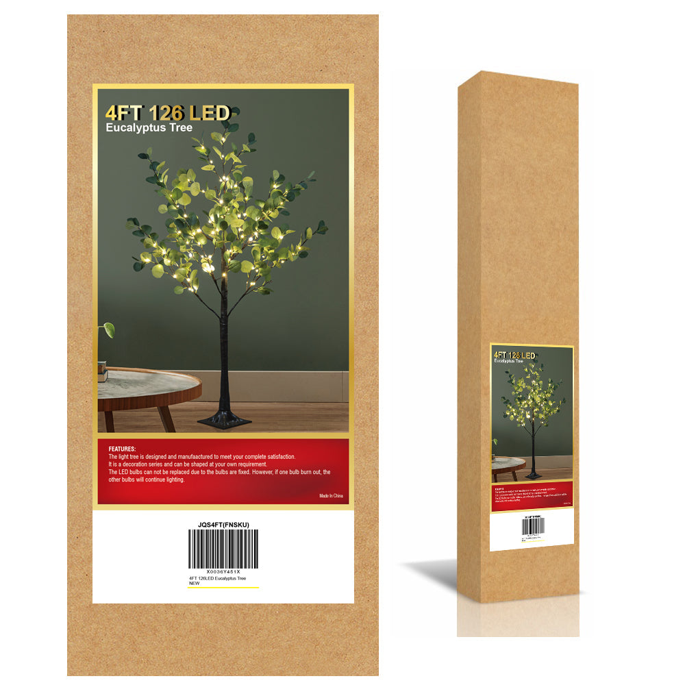 Lighted Eucalyptus Tree Lamp - Decorative Eucalyptus Tree Lights for Home Decor image 7