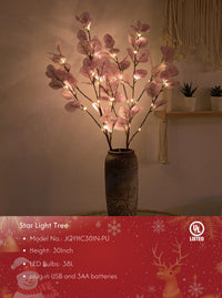 30IN Lighted Eucalyptus Twigs