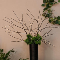 32IN Brown Finish Lighted Birch Twigs with Warm White LEDs image 4