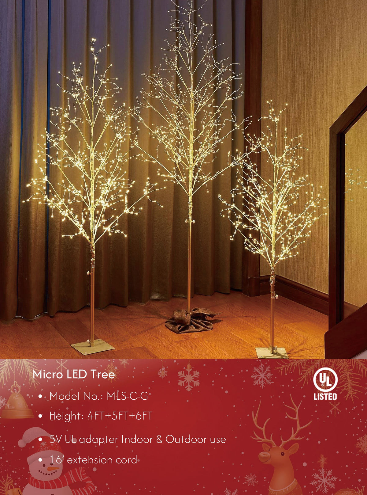 Micro LED Lights Tree image 1