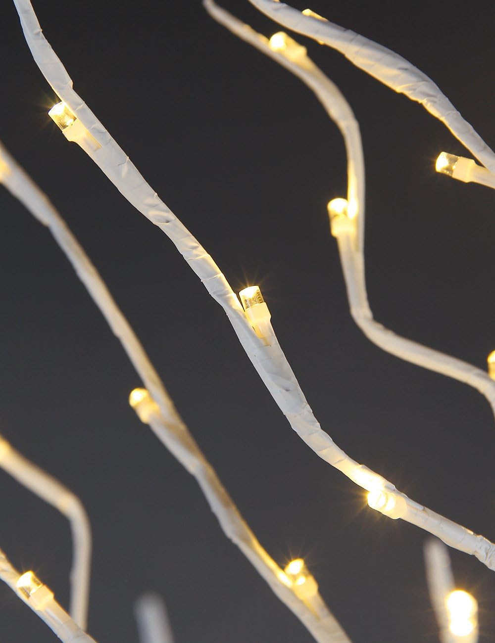 3FT White Star Light Tree with 112 Warm White LEDs, Indoor/Outdoor Christmas Decoration image 8