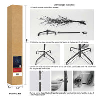 Lighted Cherry Blossom Tree - 5ft and 6.5ft Warm White and RGB Options