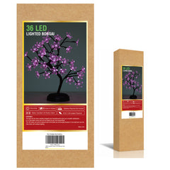18IN Lighted Cherry Blossom Tree Lamp with 36 Pink LEDs, Elegant Home Decoration & Gift Idea image 7