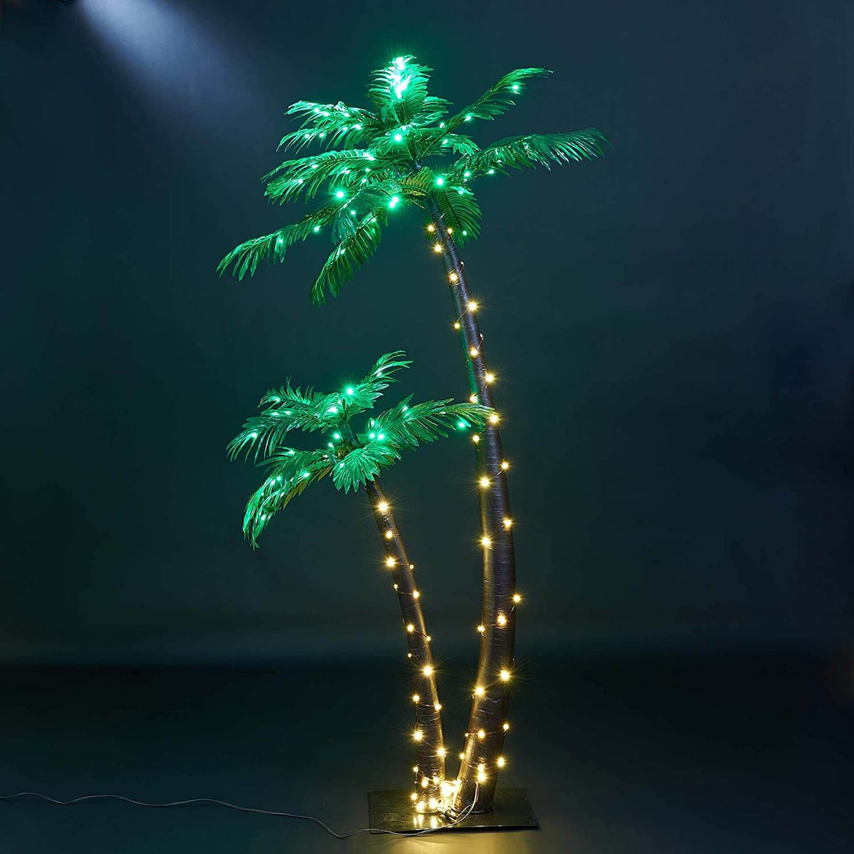 Lighted Tropical Palm Tree Decor - Perfect Christmas Nativity Scene and Summer Gift Idea