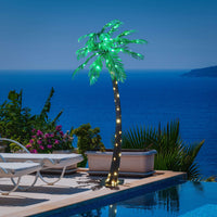 Lighted Tropical Palm Tree Decor - Perfect Christmas Nativity Scene and Summer Gift Idea