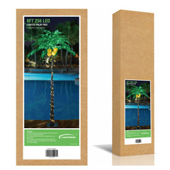8FT Lighted Palm Tree with Warm White LEDs & Coconuts (Electric), Indoor/Outdoor Tropical Decoration image 6