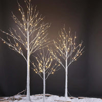 Birch Tree Lights Set for Christmas Decor, Weddings, and Gifts - Indoor & Outdoor Use