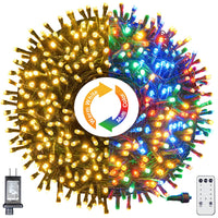 LED Christmas String Lights with Timer Remote & Modes