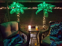 5FT Lighted Palm Tree with 96 Warm White LEDs (Solar Powered), Indoor/Outdoor Tropical Decoration image 6