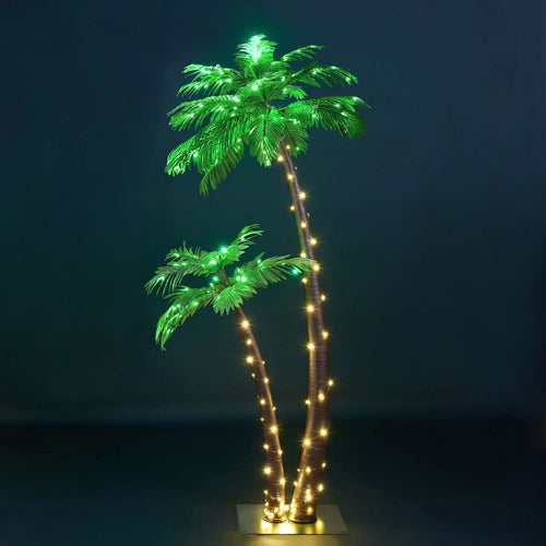 lighted tree