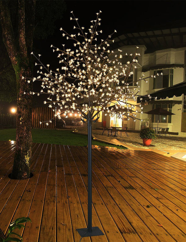 8ft Lighted Cherry Blossom Tree
